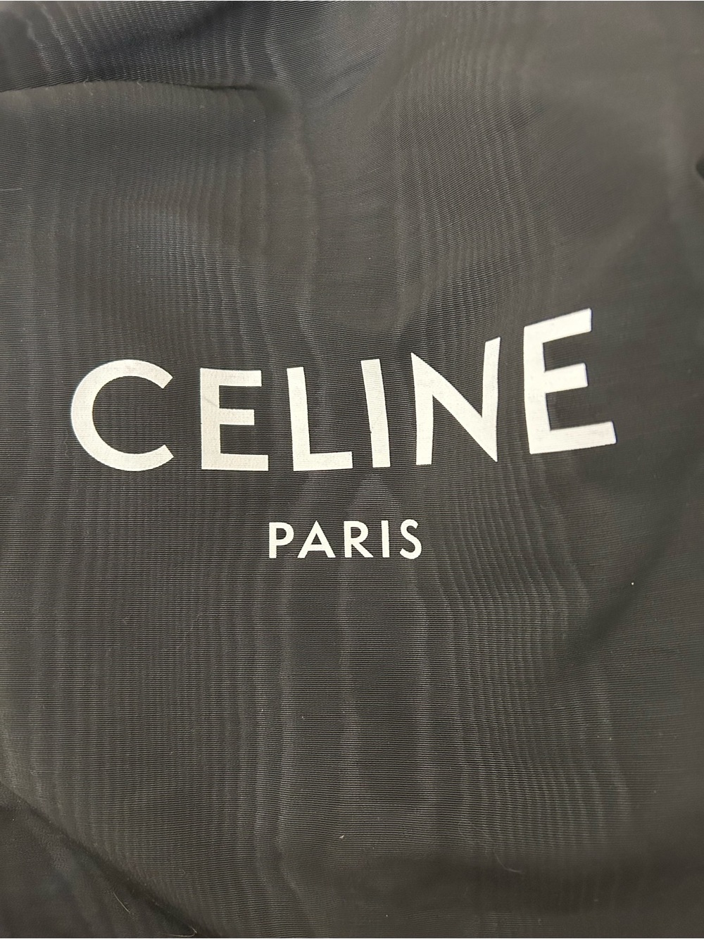Celine Paris Black Logo Garment Bag - Picture 6 of 7
